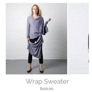 Crane & Lion Yoga Wrap Sweater activewear
